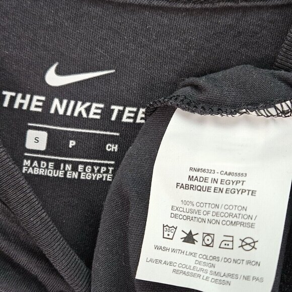 Nike Air T-Shirt Anime Graphic Print The Nike Tee Short Sleeve Mens Size S Black - Picture 8 of 10